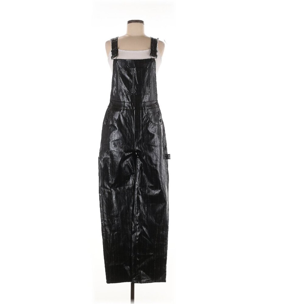 Good American Better Than Leather Overalls 2/26